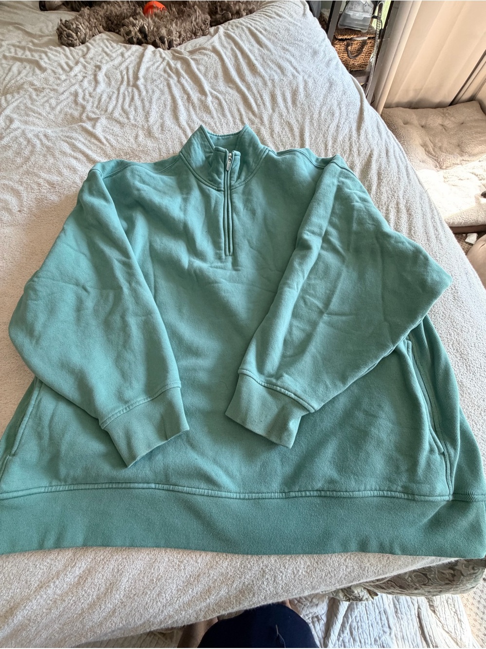 Women’s Athleta Forever Fleece Quarter Zip- XL